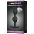 Pretty Love - anaal dildo met binnenbal - zwart