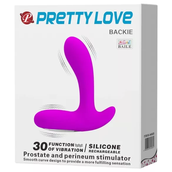 Pretty Love Backie - prostaat vibrator - siliconen - roze
