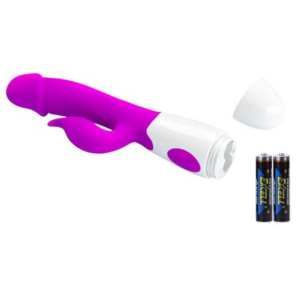 Pretty Love Peter - rabbit vibrator - siliconen - paars
