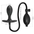 Pretty Love - opblaasbare anaal plug met binnenbal - zwart
