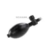 Pretty Love - opblaasbare anaal plug met binnenbal - zwart