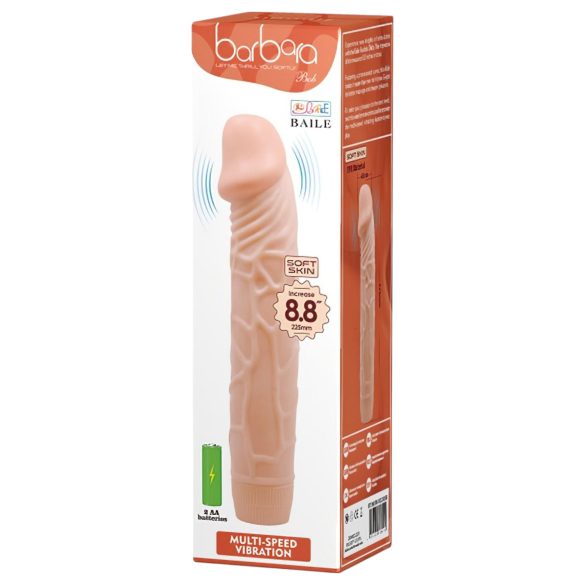 Baile Barbara - realistische vibrator - 22,5 cm - huidkleurig