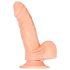 Baile Barbara Mark - levensechte, draaiende vibrator - 15cm (natuurlijk)