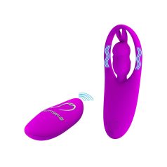   Pretty Love - rabbit vibrator - clitorisstimulator - siliconen - roze