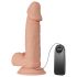 Baile Zebulon - realistische vibrator met ballen - 19cm - huidkleurig