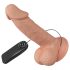 Baile Zebulon - realistische vibrator met ballen - 19cm - huidkleurig