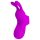 Pretty Love Bunny - konijnvingervibrator (paars)