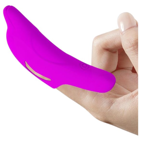 Pretty Love Delphini - vinger vibrator met dolfijn - siliconen - paars