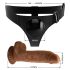 Pretty Love Harness - universele strap-on 17 cm (zwart)