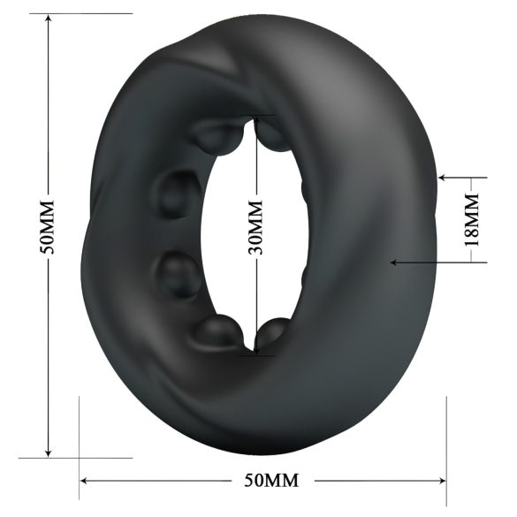 Crazy Bull - penisring - stimulerend - zwart