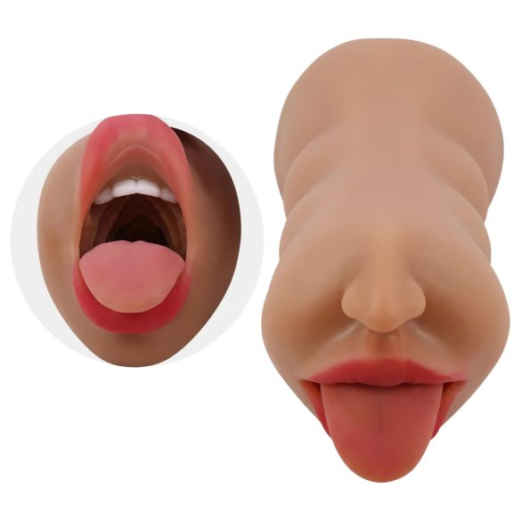 Crazy Bull - mond en vagina masturbator - realistisch - huidkleur