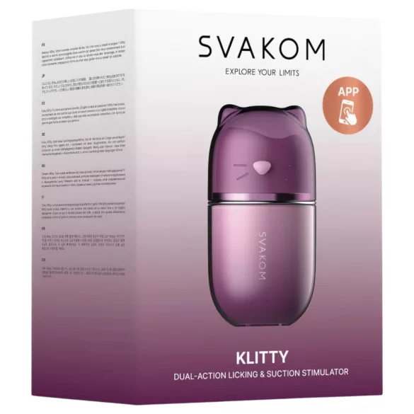 Svakom Klitty - likvibrator (paars)