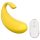 Sex HD - slimme, banaanvormige vibratie-ei (geel)