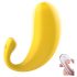 Sex HD - slimme, banaanvormige vibratie-ei (geel)