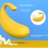 Sex HD - slimme, banaanvormige vibratie-ei (geel)
