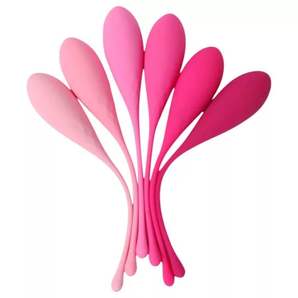 Sex HD Eggs - kegelbal set - 6 stuks - roze