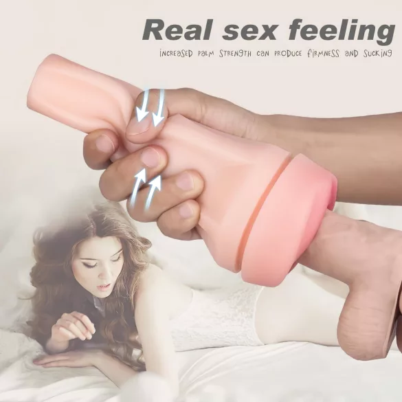 Sex HD Marcus - masturbator - realistische vagina - zwart/natuurlijk