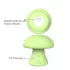 Magic Mushroom - oplaadbare gezichtsvibrator (groen)