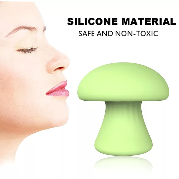 Magic Mushroom - oplaadbare gezichtsvibrator (groen)