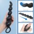 Sex HD Steven - parels anaal dildo (zwart)