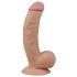 Lovetoy Ultra Soft - flexibele, realistische dildo - 21,5cm (natuurlijk)