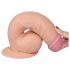 Lovetoy Ultra Soft - flexibele, realistische dildo - 21,5cm (natuurlijk)