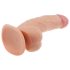 Lovetoy Ultra Soft - flexibele, realistische dildo - 21,5cm (natuurlijk)