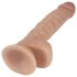 Lovetoy Real Extreme - zuignapdildo - 21cm (natuurlijk)