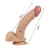 Lovetoy Real Extreme - G-spot dildo - 21cm (natuurlijk)