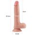 Lovetoy Nature Cock - tweelaags realistische dildo - 20cm (natuurlijk)
