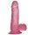 Lovetoy Jelly Studs - dildo met zuignap - 15 cm - roze
