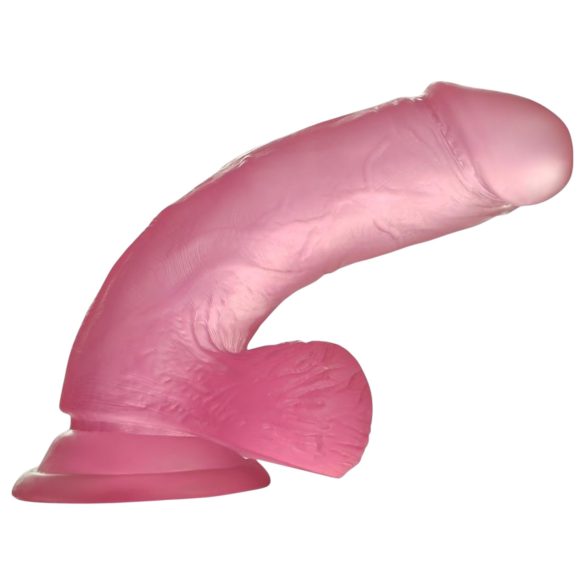 Lovetoy Jelly Studs - dildo met zuignap - 15 cm - roze