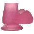 Lovetoy Jelly Studs - zuignap dildo - 15cm (roze)