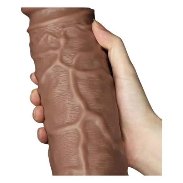 Lovetoy Chubby - dildo met zuignap - realistisch - 25cm - huidskleur