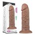 Lovetoy Chubby - levensechte dildo 25cm met zuignap (naturel)