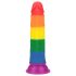 Lovetoy Prider - levensechte dildo - 19cm (regenboog)