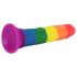 Lovetoy Prider - levensechte dildo - 19cm (regenboog)