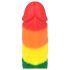 Lovetoy Prider - levensechte dildo - 19cm (regenboog)