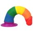 Lovetoy Prider - levensechte dildo - 19cm (regenboog)