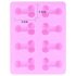 Penisvorm ijsblokjesmaker - silicone - roze