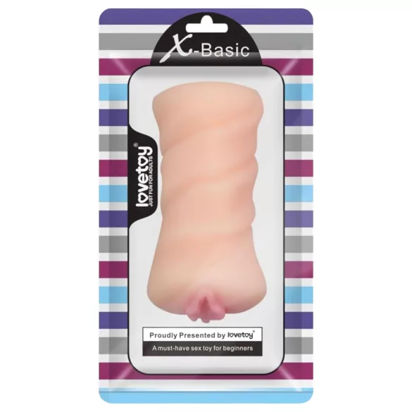 Lovetoy X-Basic - masturbator kunstvagina - realistisch - huidkleur