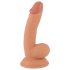 Mr. Rude - Realistische zuignap dildo 18cm (natuur)