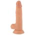 Mr. Rude - realistische dildo met zuignap - 19 cm - huidkleur