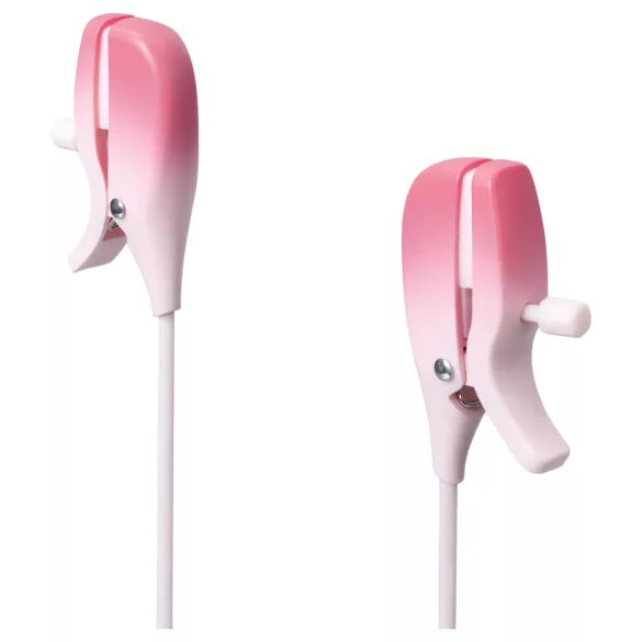Lovense Gemini - App-gestuurde vibrerende tepelklemmen (roze)