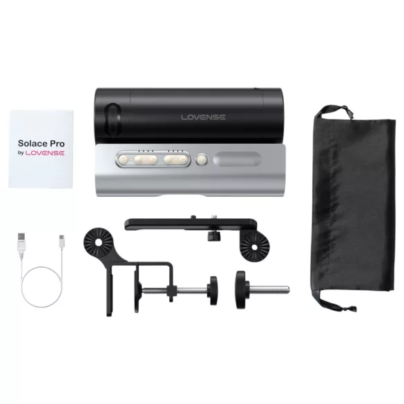LOVENSE Solace Pro - automatische masturbator - op en neer bewegend - zwart