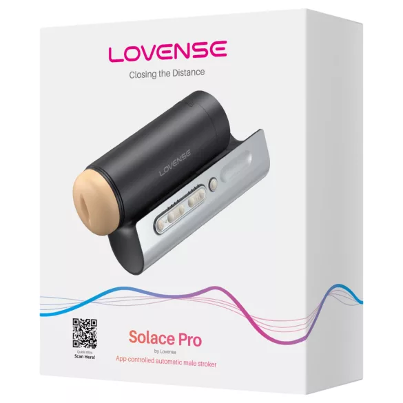 LOVENSE Solace Pro - automatische masturbator - op en neer bewegend - zwart