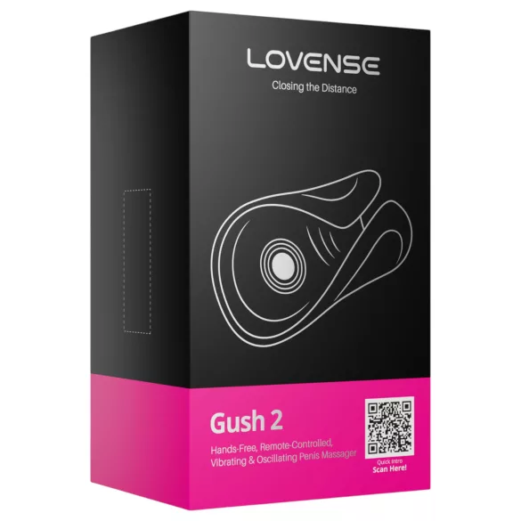 Lovense Gush 2 - penistop vibrator - turquoise