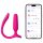 Lovense - anaal vibrator met app-bediening - siliconen - roze