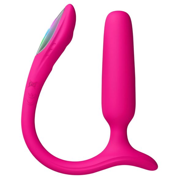 Lovense - anaal vibrator met app-bediening - siliconen - roze