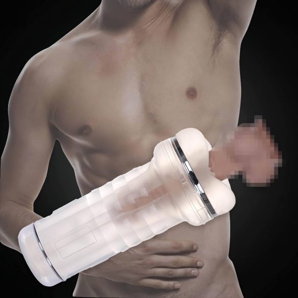 Tracy's Dog Crystal - realistische kunstvagina masturbator - transparant